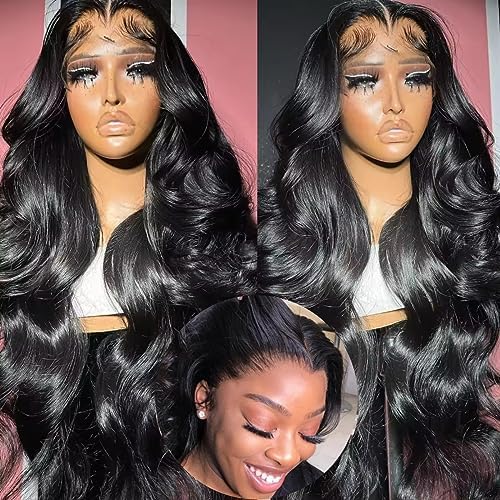 Amazon.com : 180% Density Wear and Go Glueless Wig Pre Cut 6x4 HD Lace ...