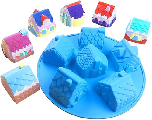 Miniatura 6 de Zerodeko Moldes de silicona para hornear, moldes para velas, moldes de Tuile, plantillas de silicona para manualidades, molde de galletas de