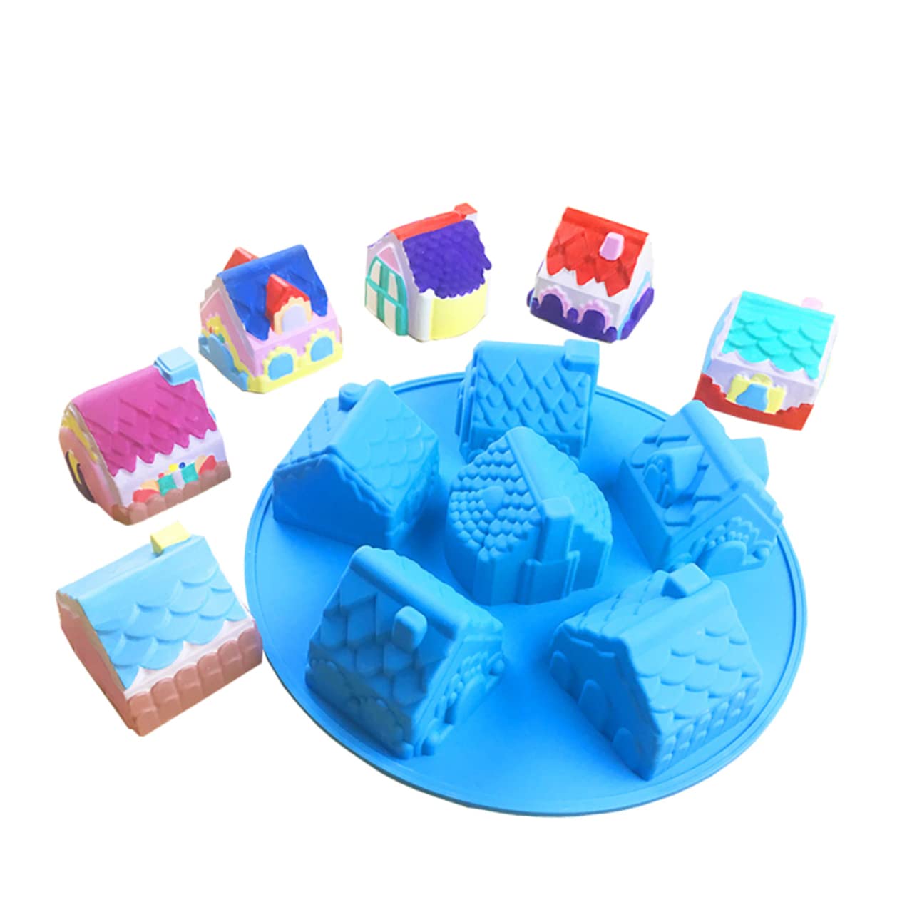 Amosfun 3 Per Dolci in Silicone Antiaderente Set Di Per Cioccolato Silicone Alimentare Per Principianti Versatili Per La Preparazione Di Dolci E Caramelle