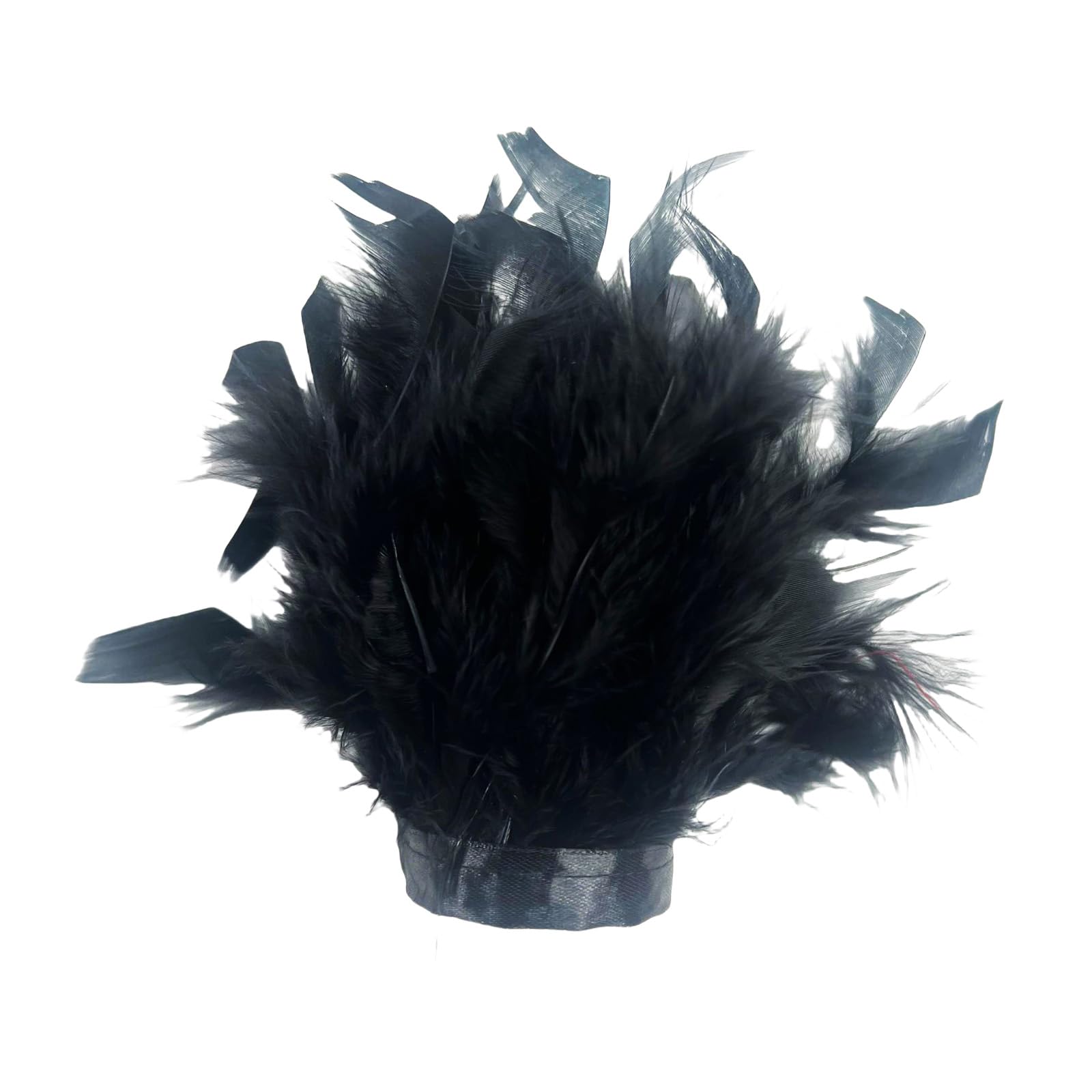 MICFENY Adjustable Feathered Wrist Cuffs Sleeves Soft Decorative Arm Covers for Dance Costume Props For Festival