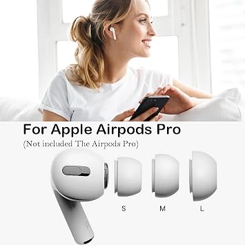 3 Pairs Replacement Ear Tips for Airpods Pro and Airpods Pro 2nd Generation