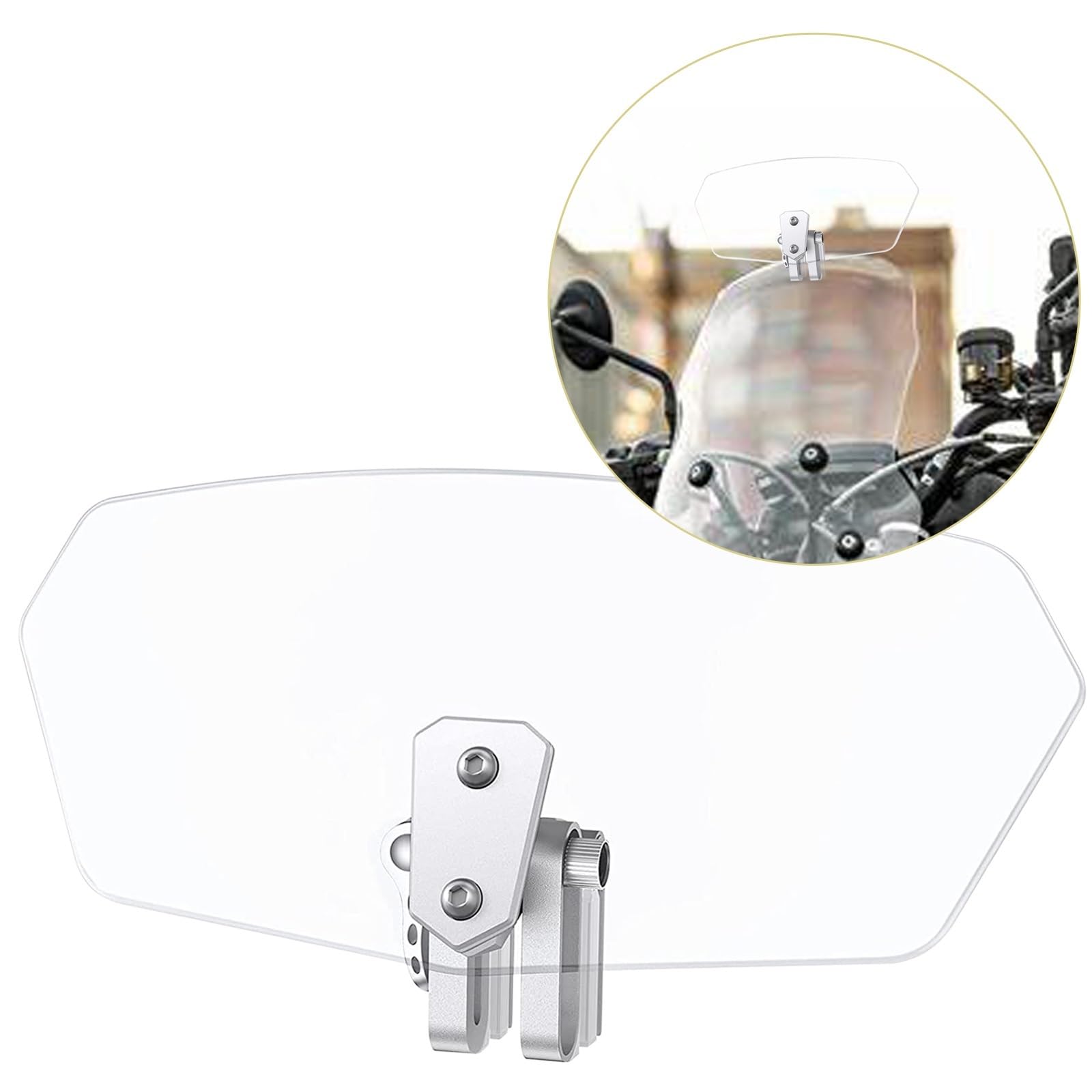 Deflettore Vento Parabrezza Universale Per Moto Visiera Deflettore D'aria Parabrezza Per Moto Accessori Moto Parabrezza Cupolino