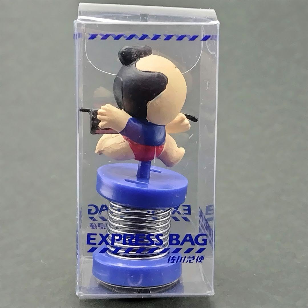 ◾️レア◾️佐川急便◾️デカ顔飛脚くん◾️プリント◾️青にグレーのプリント◾️ Amazon.co.jp: 飛脚くん チケットクリップ 佐川急便 ノベルティ 一般