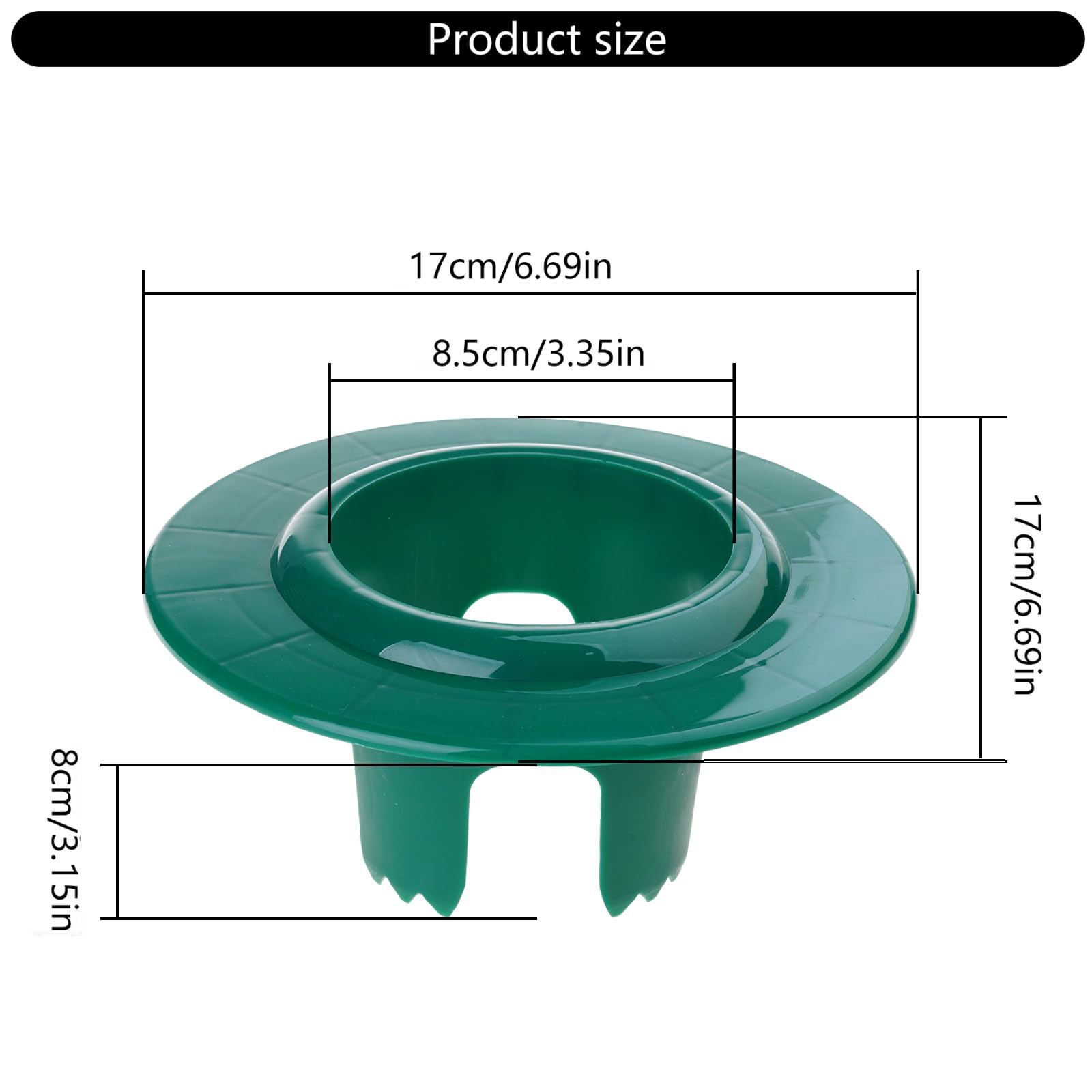 6/12 Protezione per la Testa ' irrigatore per Mantenimento Pulito ' irrigazione del Giardino, Accessori per la Protezione dello spruzzatore, Copertura per irrigatore Resistente agli