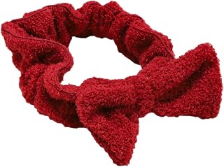 COHEALI Red Cloth Bowknot Headband, Comfortable Breathable Wear