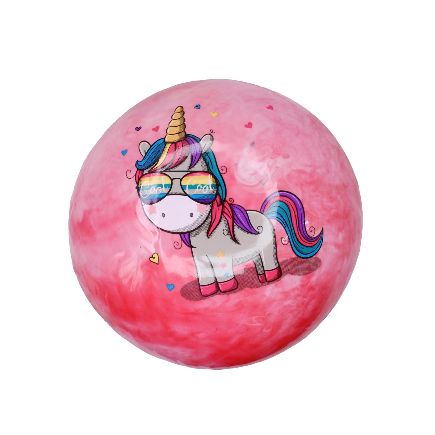 Verbier Soft Beach Ball with Cartoon Prints Light Weight- Kids Birthday Return Gifts (Beach balls-M14) 1