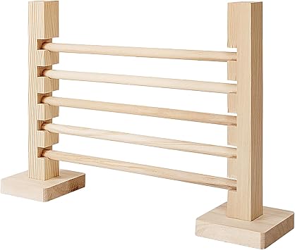 Rabbit Jump Obstacle Rabbit Agility Training Hurdles Height Adjustable Jump Hurdle Equipment Wooden Pet Obstacle Exercise Toys for Small Animals