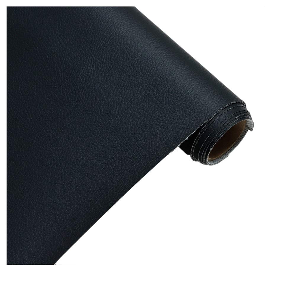 Tissu d'ameublement similicuir pour rénover un canapé noir