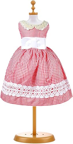 Miniatura 3 de EXCEART 10pcs Mini Muñeca Maniquí Cuerpo con Soporte Maniquí Forma de Vestido Miniatura Casa de Muñecas Accesorios Vestido Formas Ropa