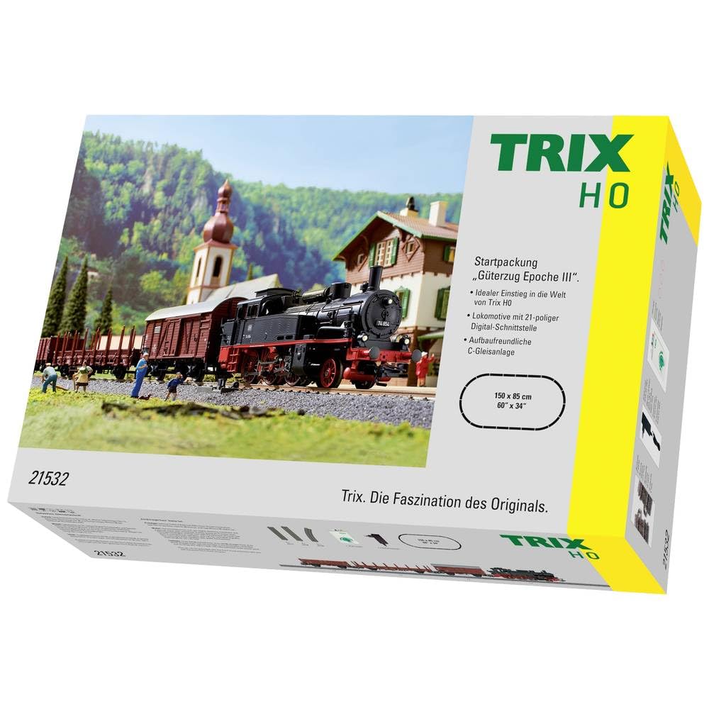 TRIX H0 T21531 cyfrowy zestaw startowy pociąg towarowy Epoka III
