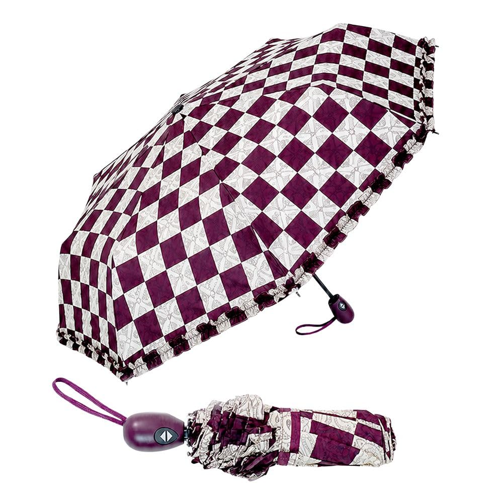 Little Surprise Box 3fold Frills Printed Umbrella for Teens & Adults-image-1