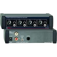 RDL EZ-HDA4A Stereo Headphone Distribution Amplifier