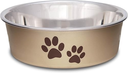 Vista 72 de Hermoso recipiente metálico Loving Pets, L, Cobre