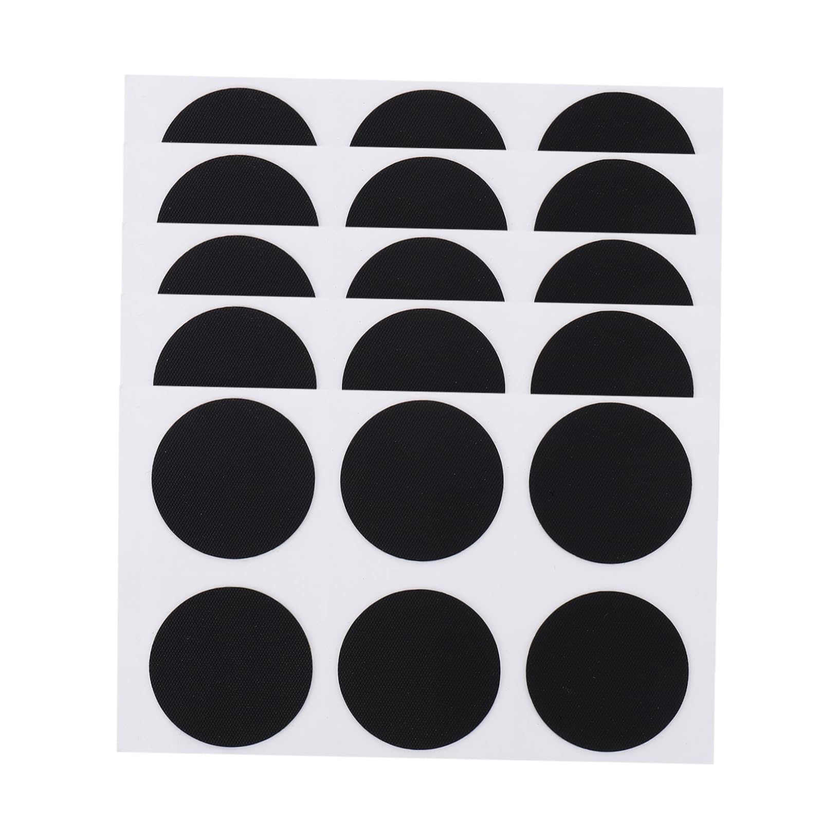 Unomor Bike Tire Fix Kit 30pcs Self-Adhesive Tire Patches Black Portable Bike Repair Tools