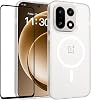 Oneplus 15用ケース、スクリーンプロテクター、Oneplus 15フォンケース、ソフトTPUミリタリーグレードヘビーデューティーケース、Oneplus15用耐衝撃頑丈な保護カバークリア