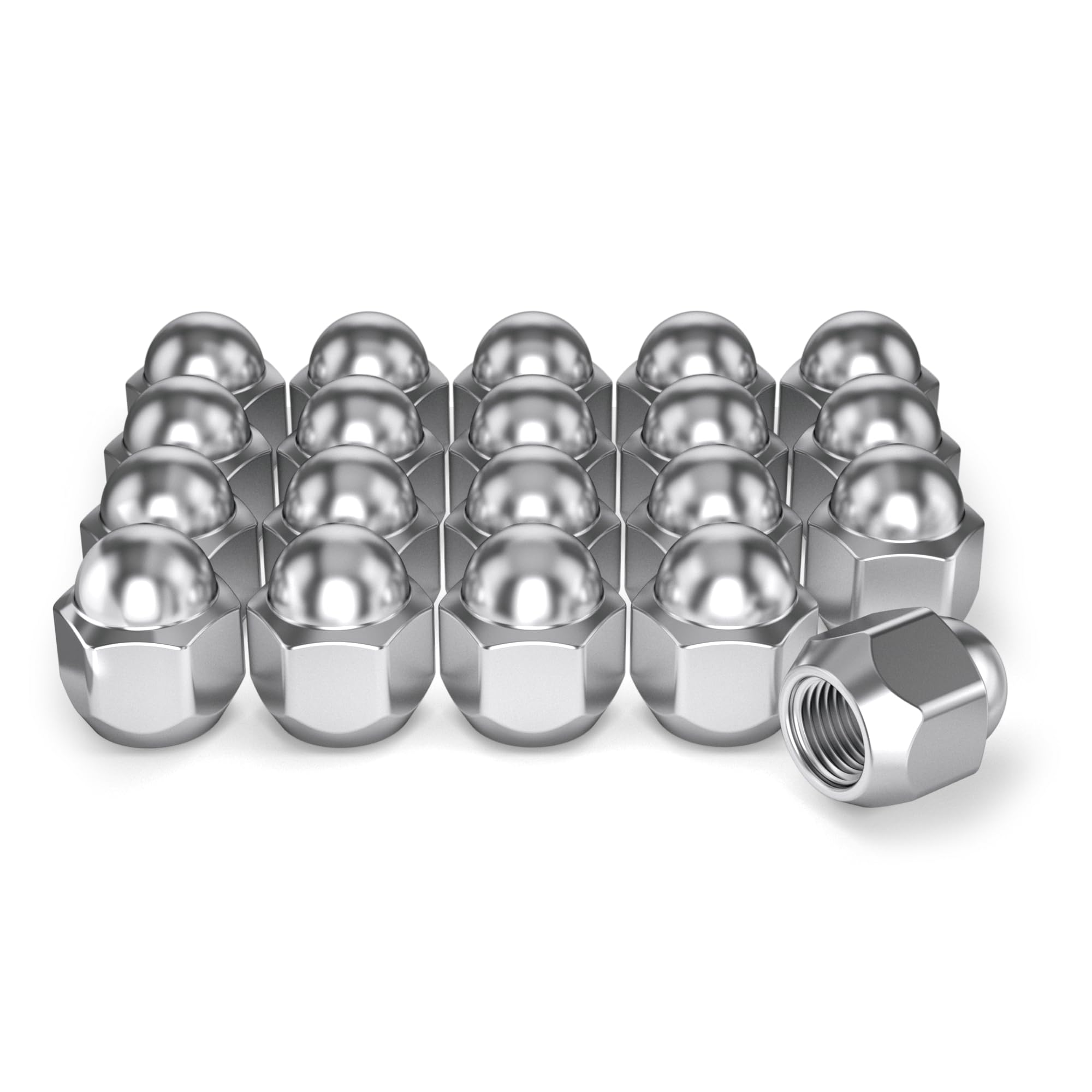 Amazon.com: White Knight M12x1.25 Factory Style Lug Nuts for