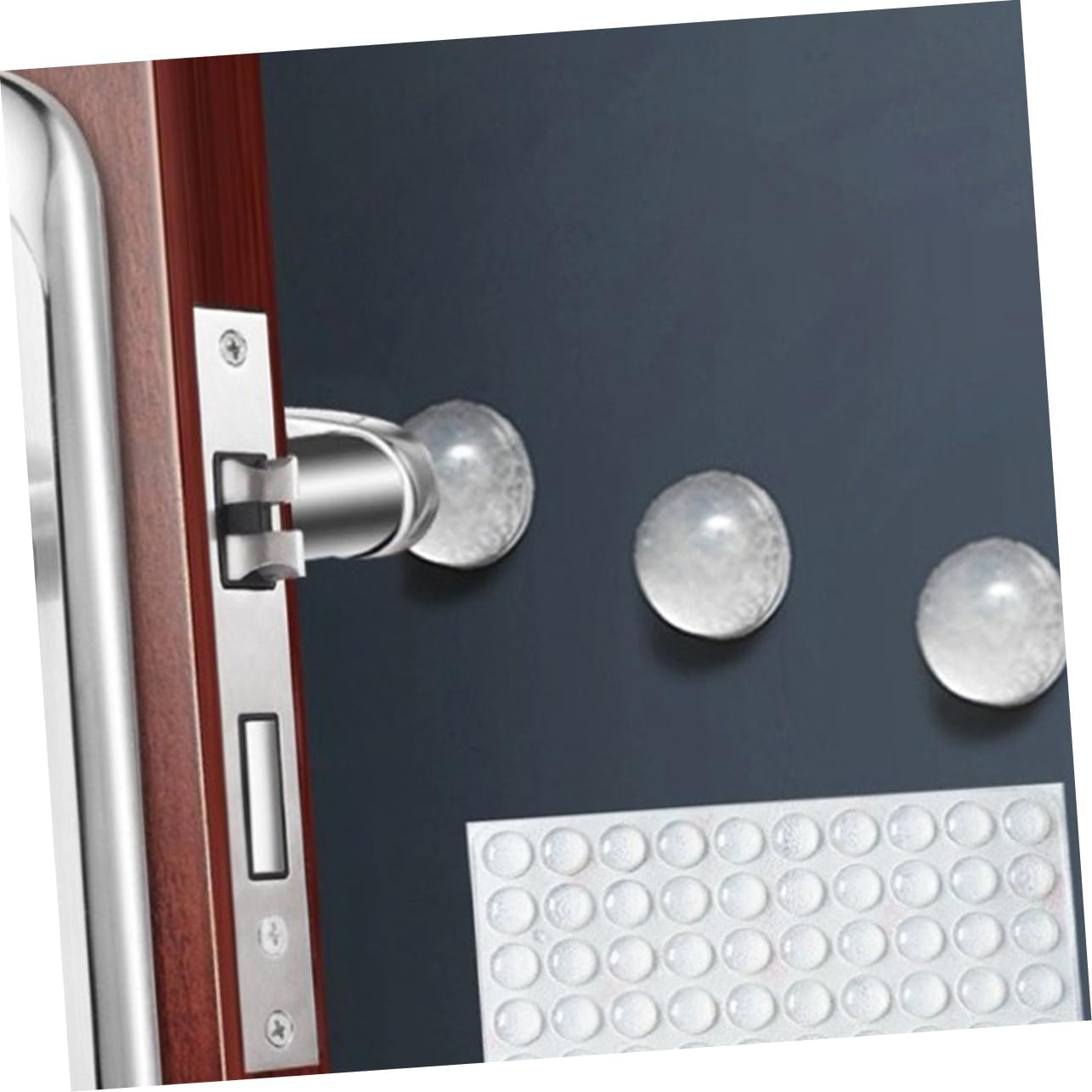 Cabinet Door Bumpers Silicone Sound Dampening Pads for Drawers and Cupboards Easy Install and Remove