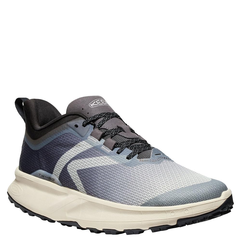 KEEN Men's 450 Dirt Hiking Shoe, Star White/Magnet, 12
