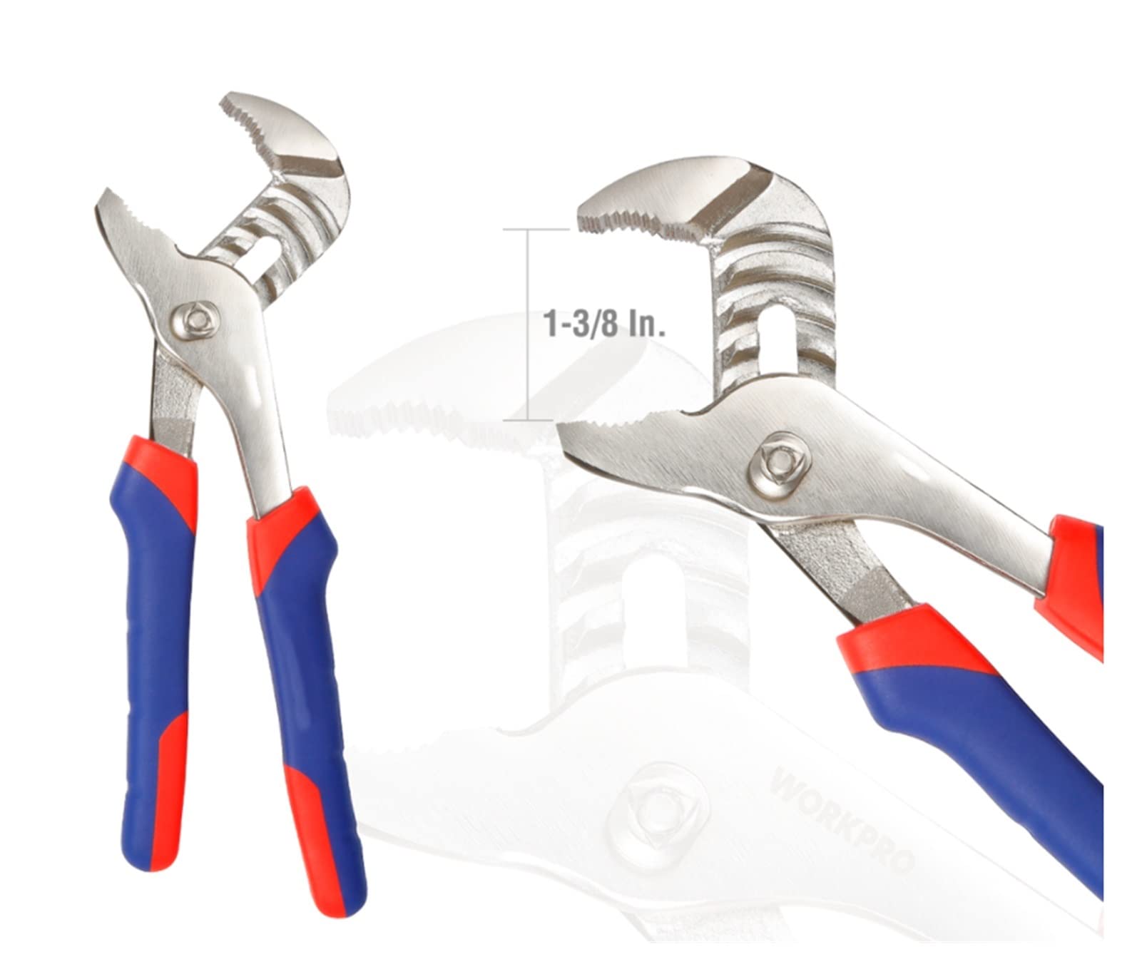 FIT dla 8 "10" szczypce pompy wodnej Szybkie uwalnianie szczypce hydrauliczne Prosto JAW Rowek (Color : 10 Inch Pliers)