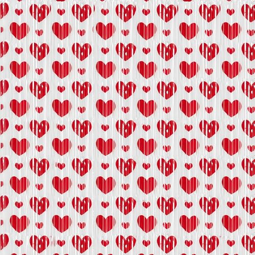Image of KatchOn, XtraLarge Valentines Day Backdrop - 9.75x6.5 Feet, Pack of 3 | Valentine Party Decorations, Valentine Fringe Backdrop for Valentines Day Decorations and Galentines Decor