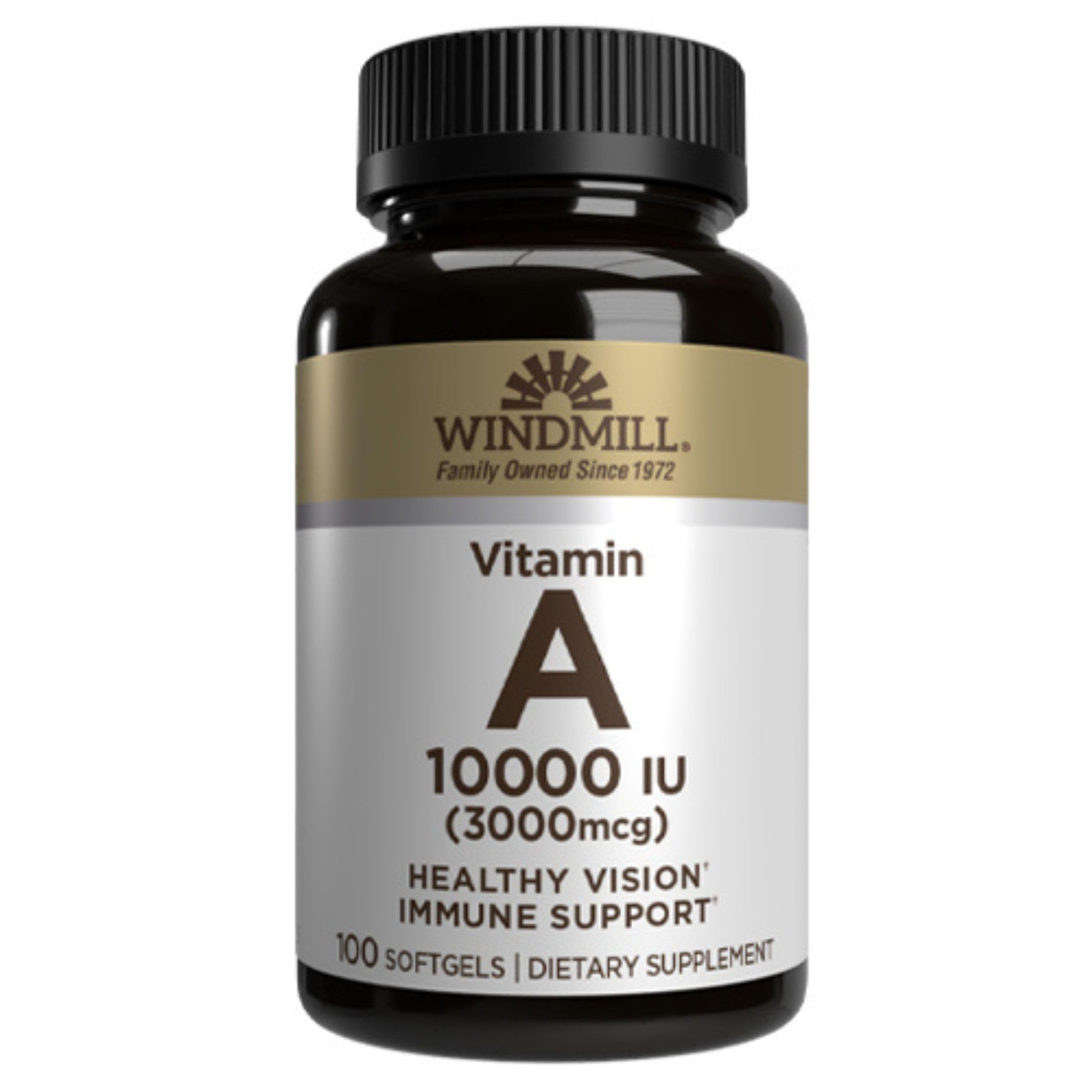 Vitamin A SFGL 10000IU WMILL Size: 100