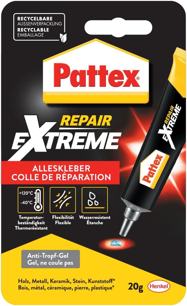 Pattex Repair Extreme 20G Crystal-Clear