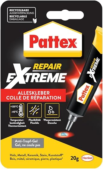 Pattex Repair Extreme 20G Crystal-Clear