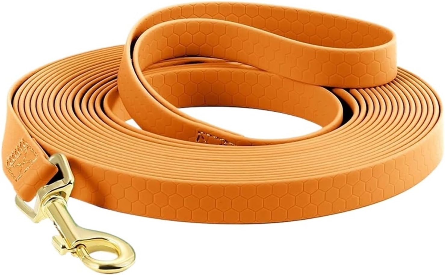 Dog Leash Long PVC Leashes Easy Clean Waterproof Walk Training Durable ，Compatible for Large Medium Small Dogs(Vibrant Orange,15M)