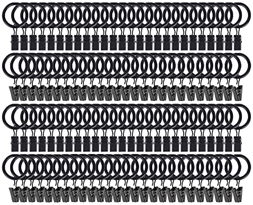 105 Pack Curtain Rod Clip Rings,1