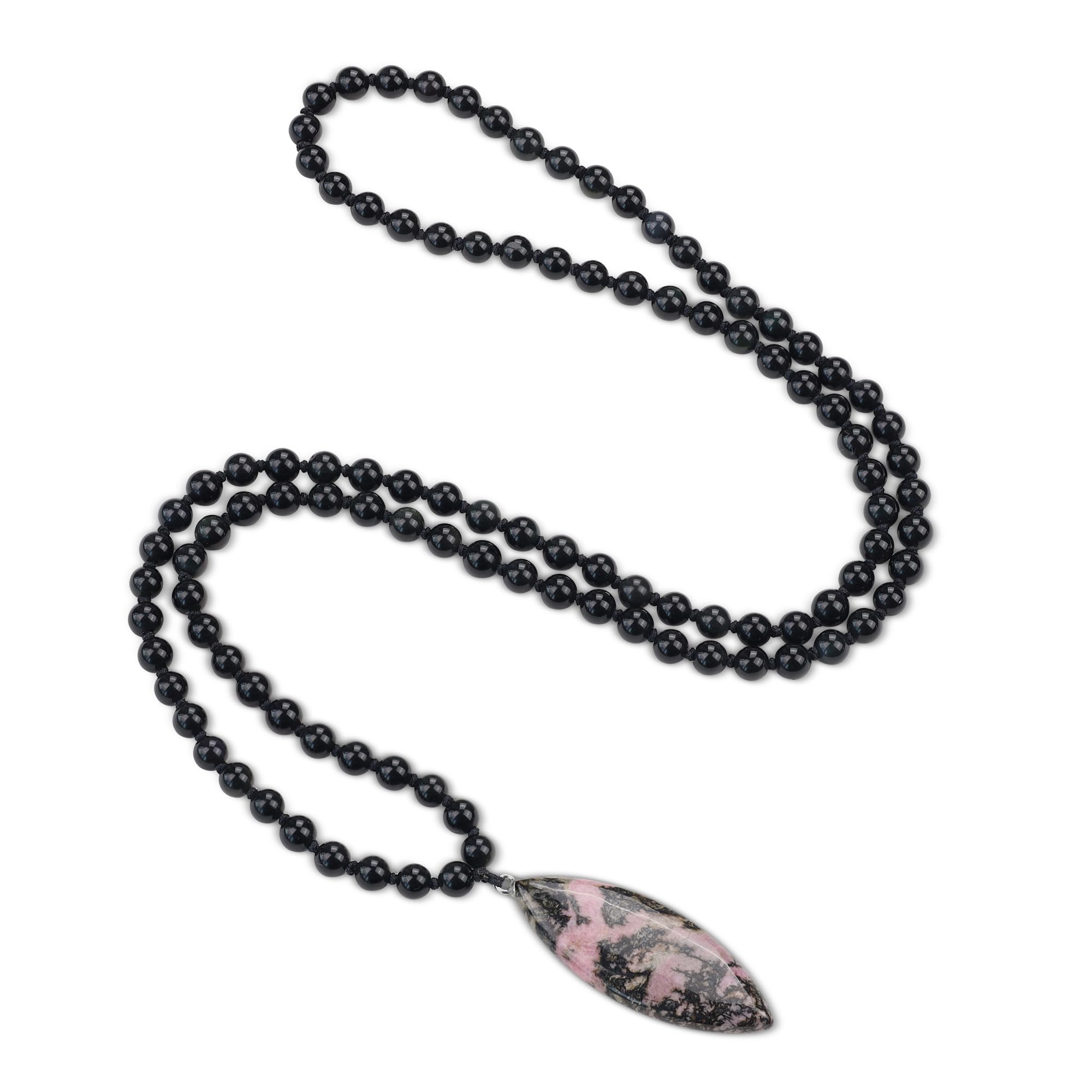 COAI Collier Mala 108 Perles Pierre Femme Homme