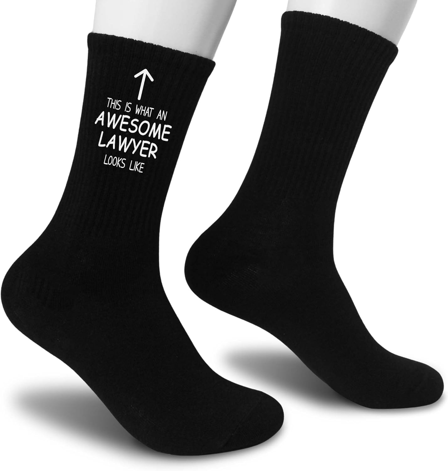 Funny Lawyer Socks， Unique Attorney Gifts for Women and Men in Law - Image 3
