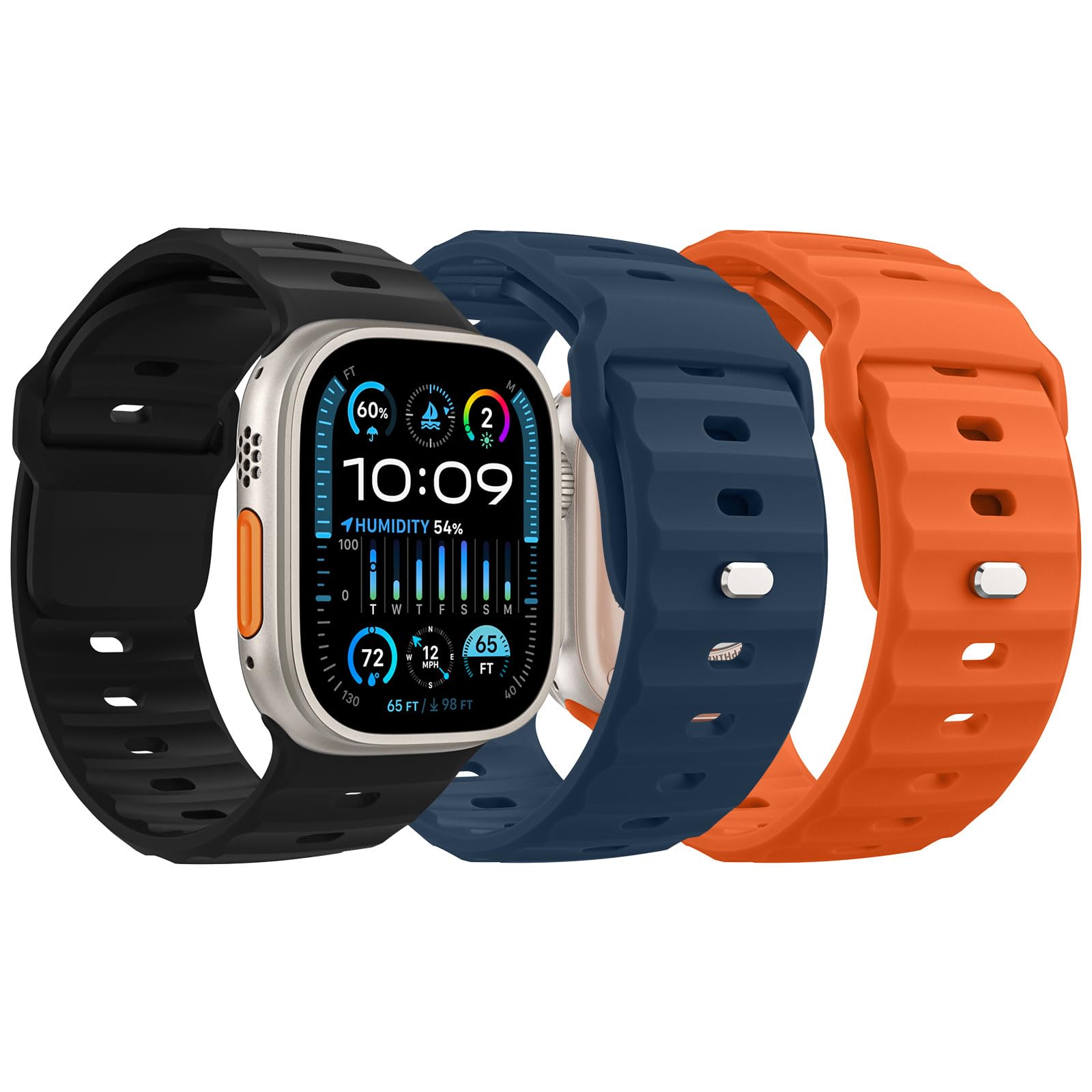 Amazon.co.jp: オーシャンバンド 3本パック Apple Watch Ultra 2対応 