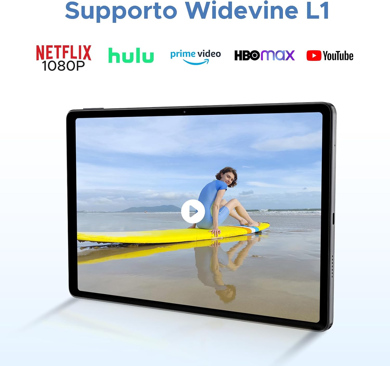 DOOGEE U11 PRO Tablet with keyboard, mouse, and pen