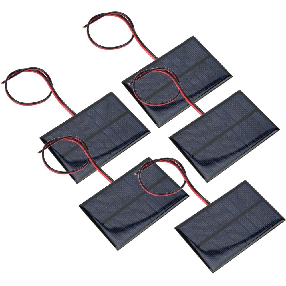Mini panneau solaire 5V 150mA polycristallin pour projet DIY et petite charge | x5
