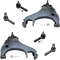 Vista 298 de Detroit Axle - Kit de suspensión delantera RWD para Chrysler 300 Dodge Challenger Charger Magnum, brazos de control superior con barras