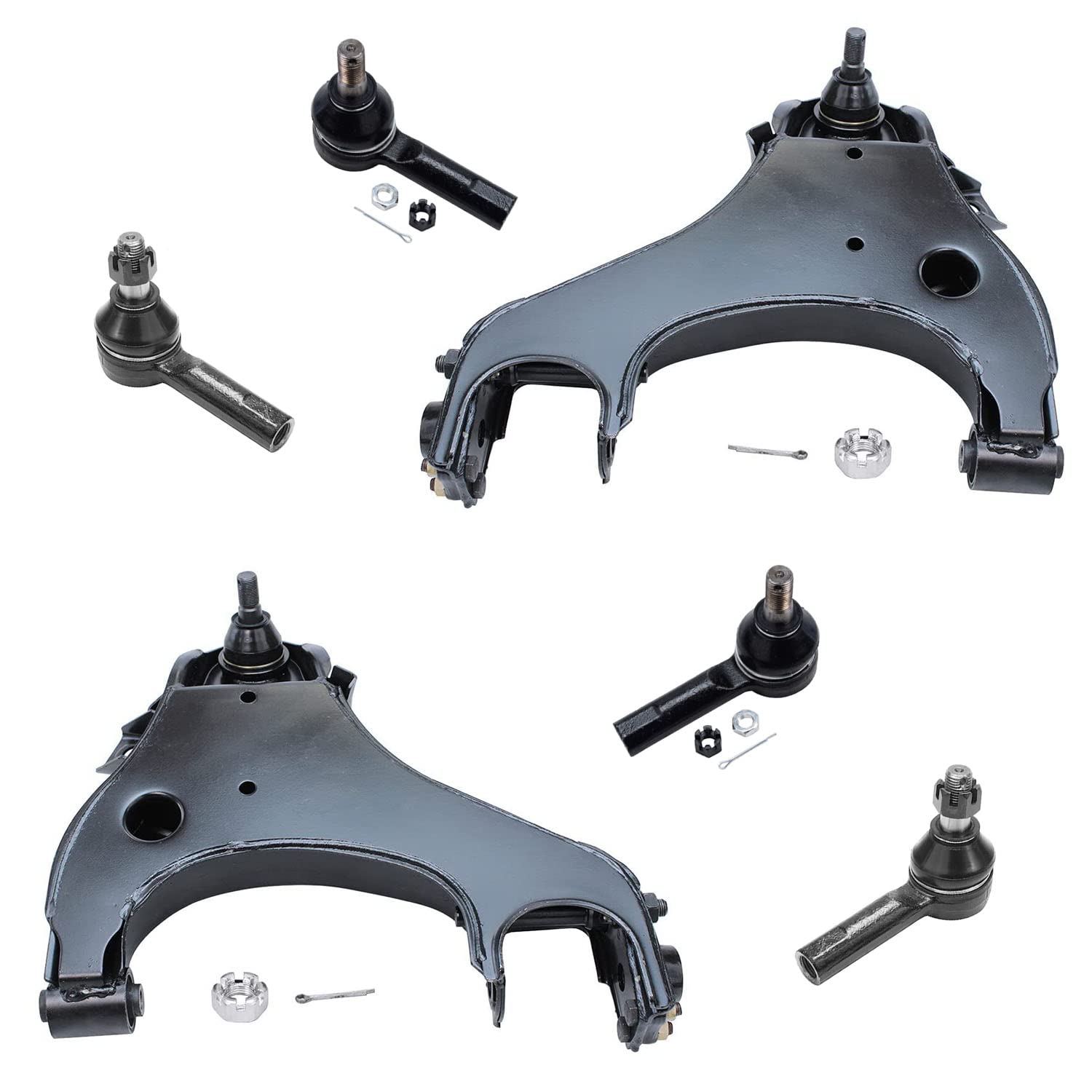 Detroit Axle - Front Lower Control Arm w/Ball Joints Inner Outer Tie Rod