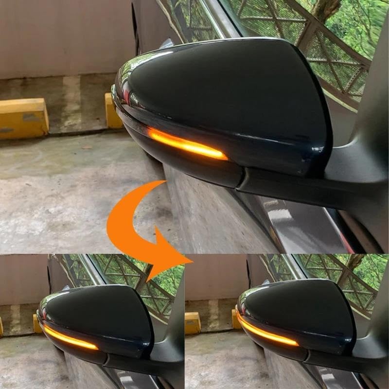 Clignotant dynamique Golf 6 rétroviseur pour remplacer indicateur opaque - 5
