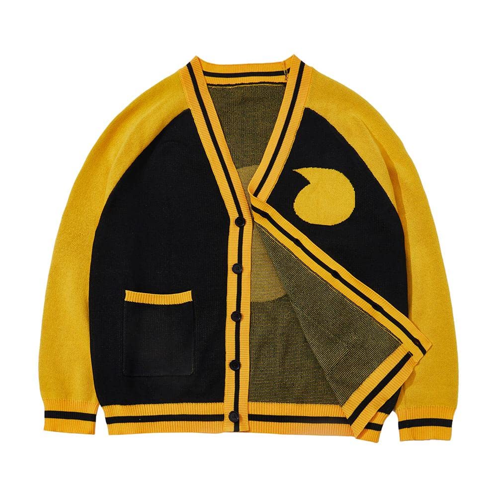 VEECOOCOS Soul Eater Cosplay Costume Soul Evans Baseball Jacket Coat Men's Halloween Costume