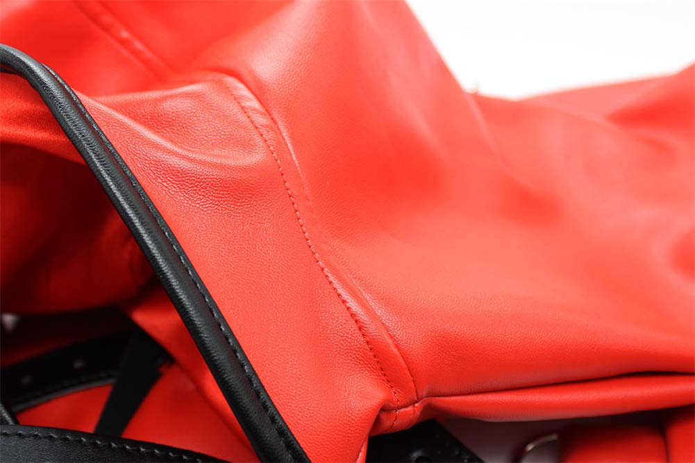 Monogant BDSM Armbinder Sac de restraint Menottes (Rouge)