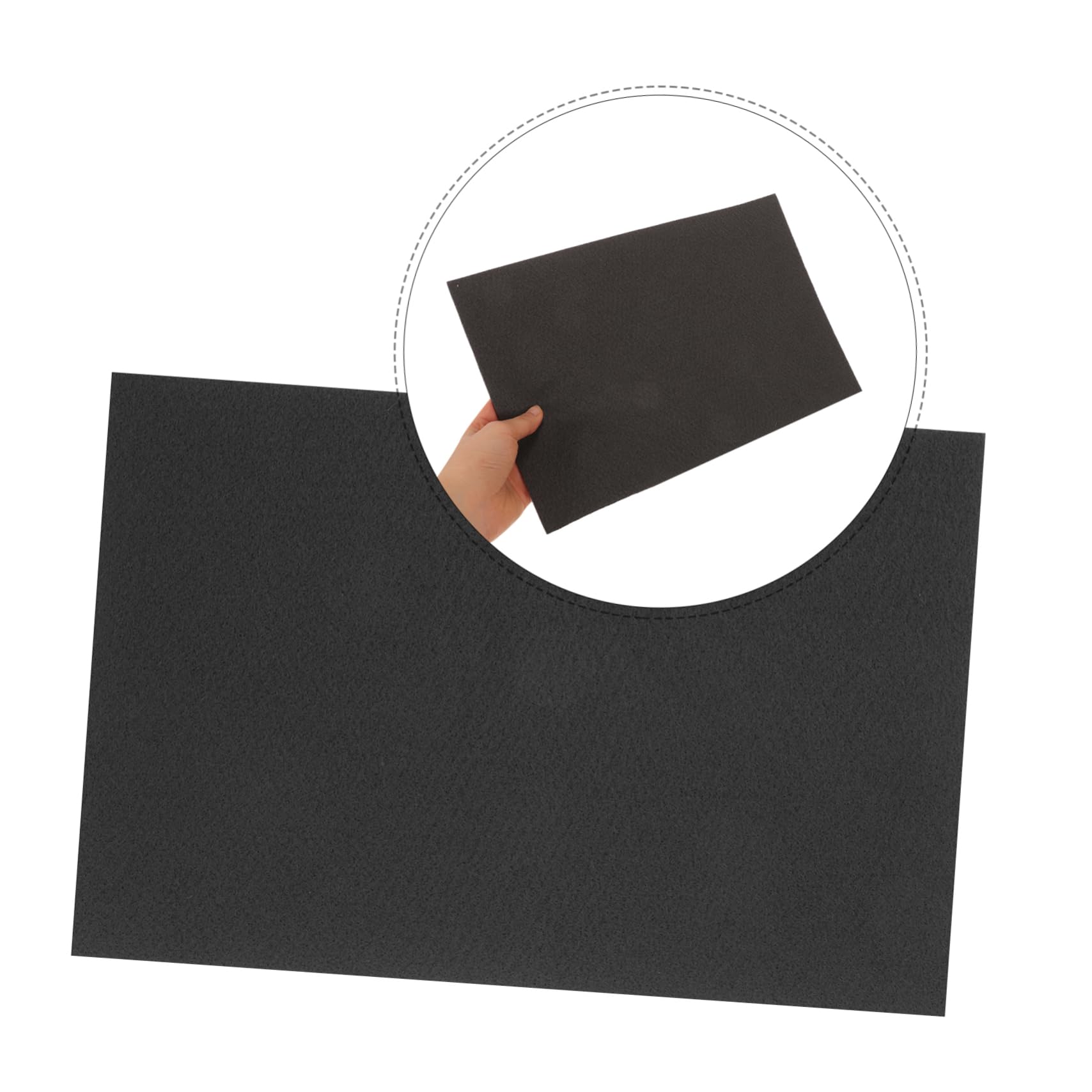 OSOLADY Graphite Carbon Felt Welding Blanket Carbon Felt Mat Welders Carbon Felt Carbon Felt Blanket Welding Felt Pad Welding Material Protective Carbon Felt Carbon Felt Pad Carbon Fiber