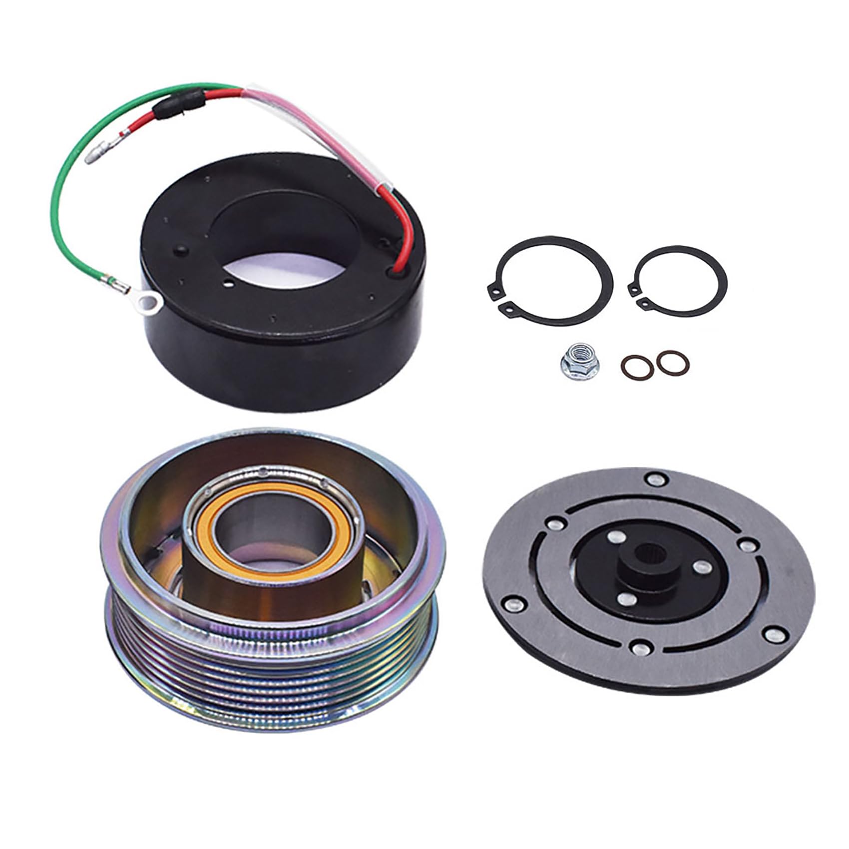 labwork A/C Compressor Clutch Kit for Honda Civic Si Model 2.0 Liter 2007 2008 2009 2010 2011-image-28