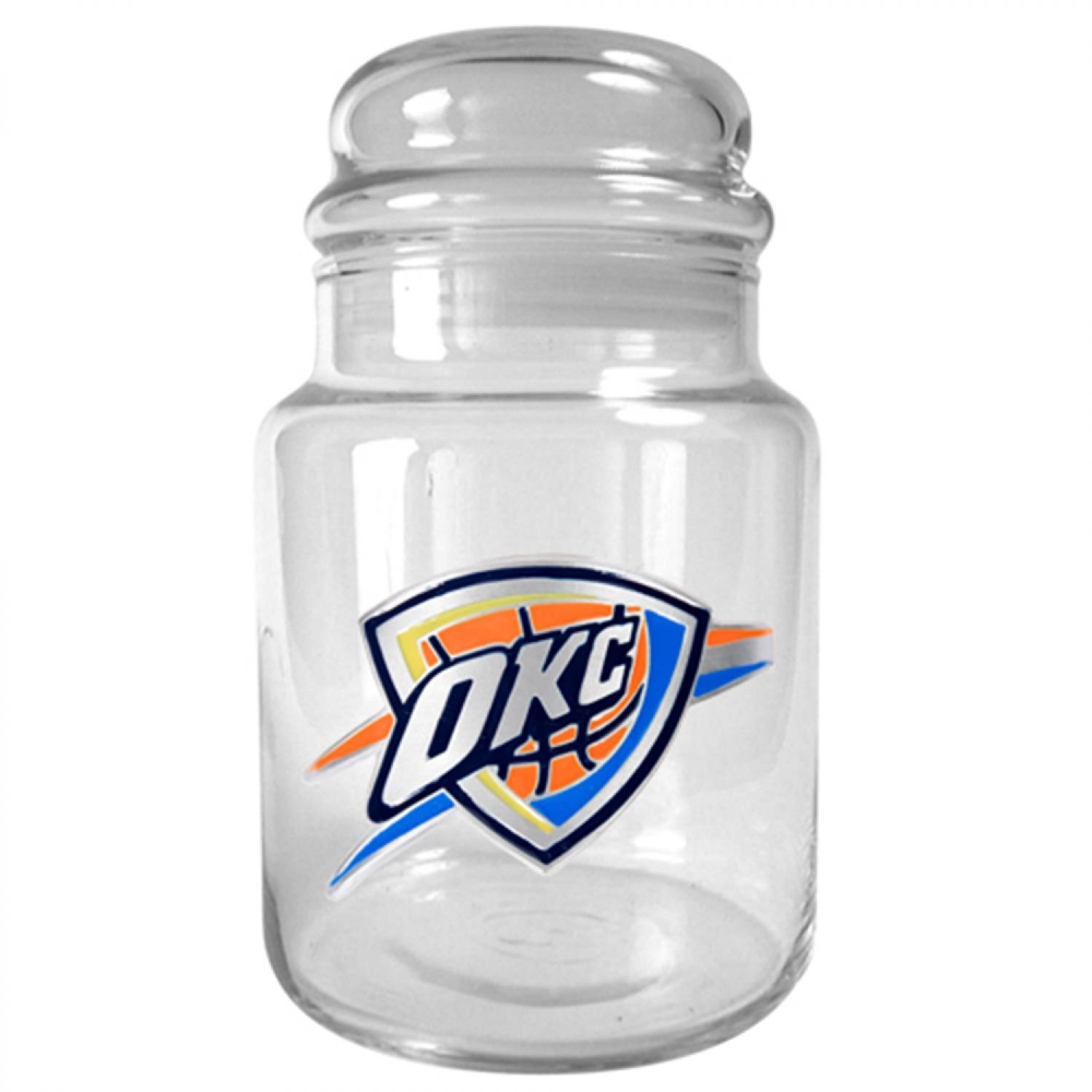 NBA 31-Ounce Glass Candy Jar - Primary Logo