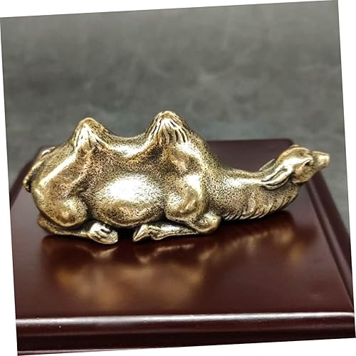 Miniatura 8 de BESTOYARD 4pcs camel pen holder golden girls ornament animal ornamentos nieve globo figurines camello esculturas camello estatua figuras de cristal