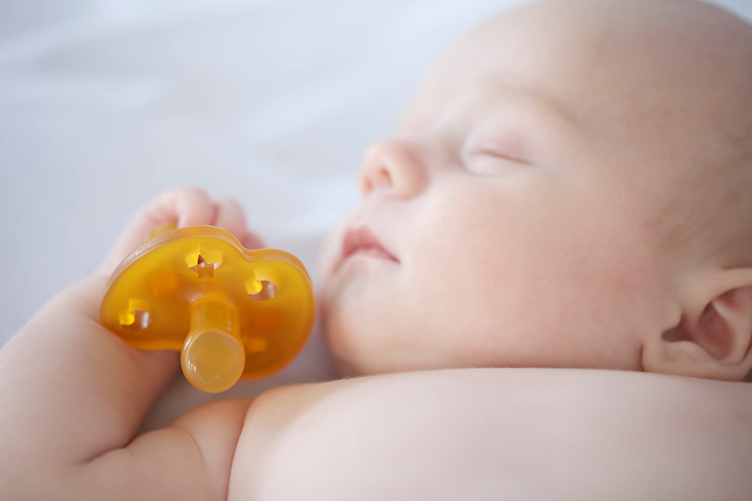 Rebael Ciuccio Modello Cherry 0-6 Mesi - Confezione Da 2 In Gomma Naturale, Prodotto In Danimarca, Senza BPA