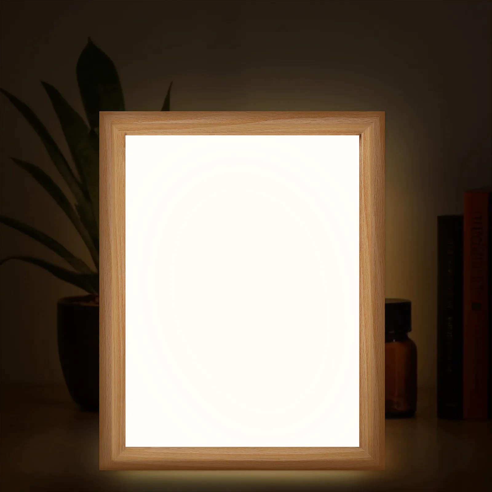 Light Up Painting, Fantastic Tree Wall Art Picture Light Mystical Tree Light Up Desktop Art Frame, 10 Brightness, USB Powered, 3 Lighting Modes, Anxiety Relief Decor Gift for Bedroom Home