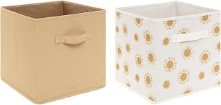 ATMOSPHERA CREATEUR D'INTERIEUR Juego de 2 cajas de almacenamiento para niños sun amarillo ocre