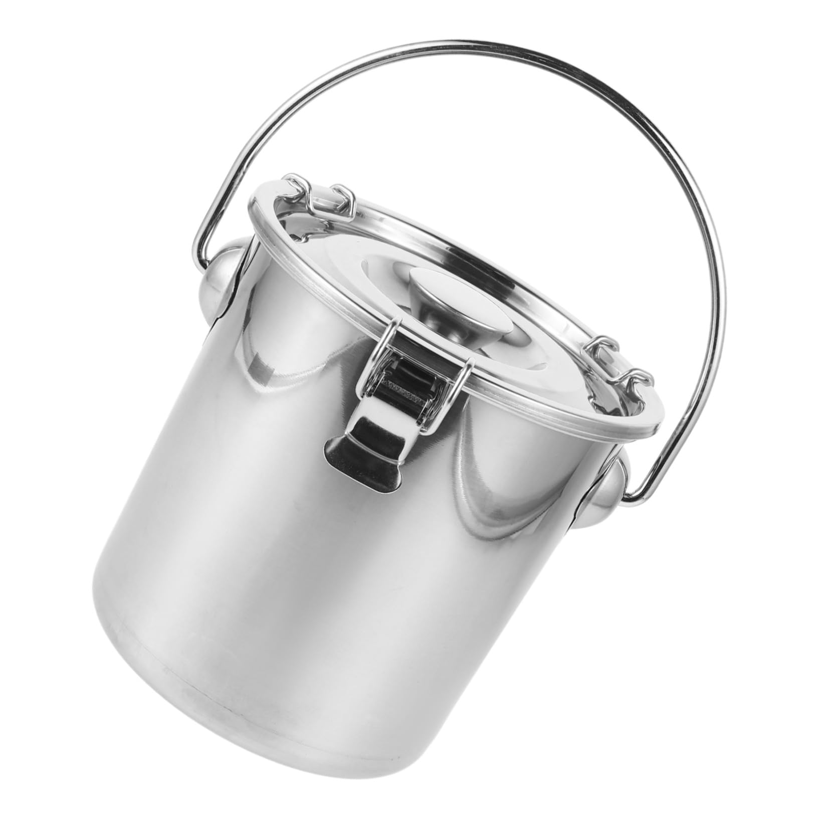 LIFKOME Seau Hermétique avec Fermeture à Boucle en Acier Inoxydable 3l
