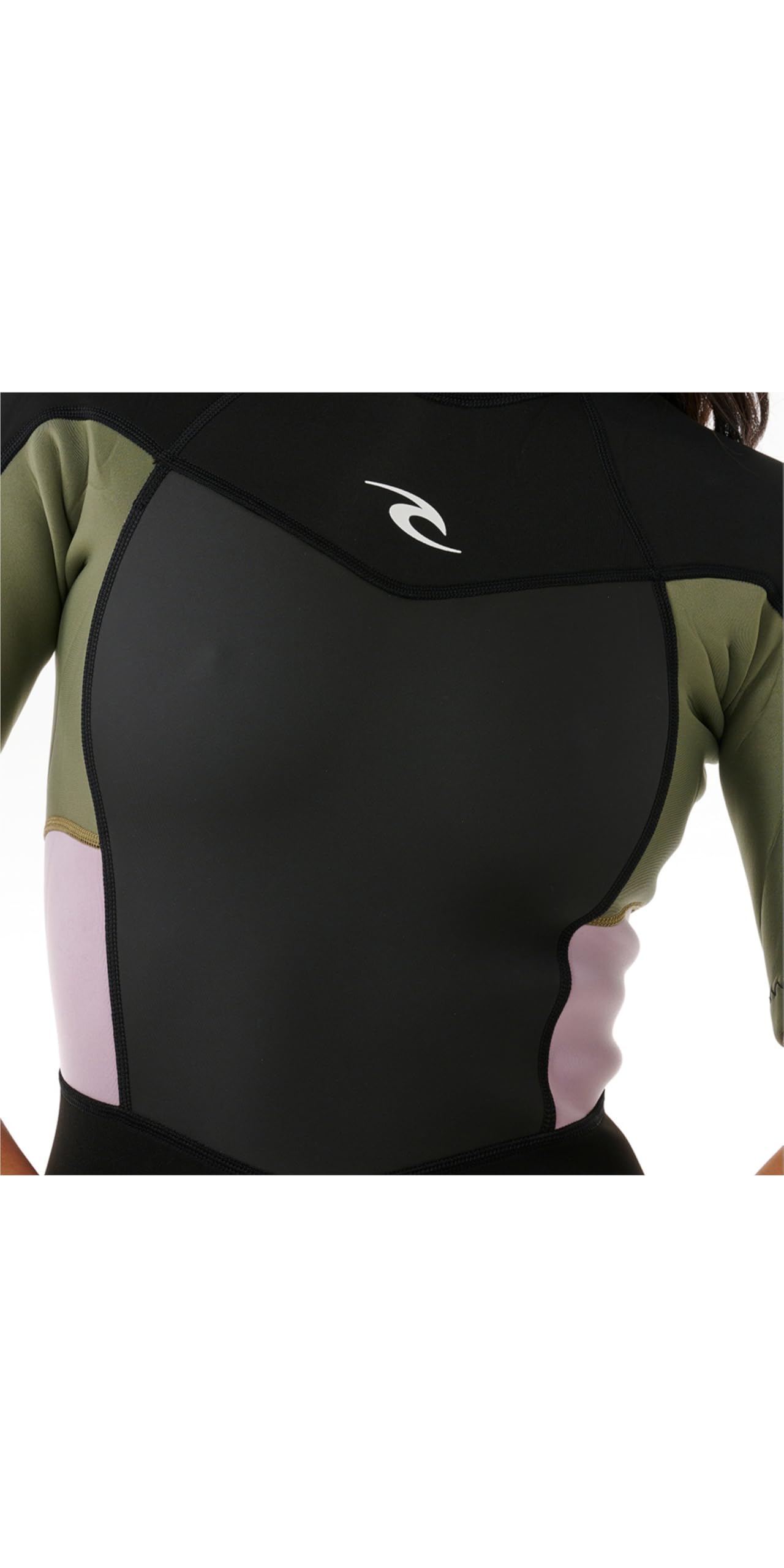 Rip Curl 2025 Mujer Omega 1.5mm Back Zip Shorty Neopreno 137WSP - Khaki