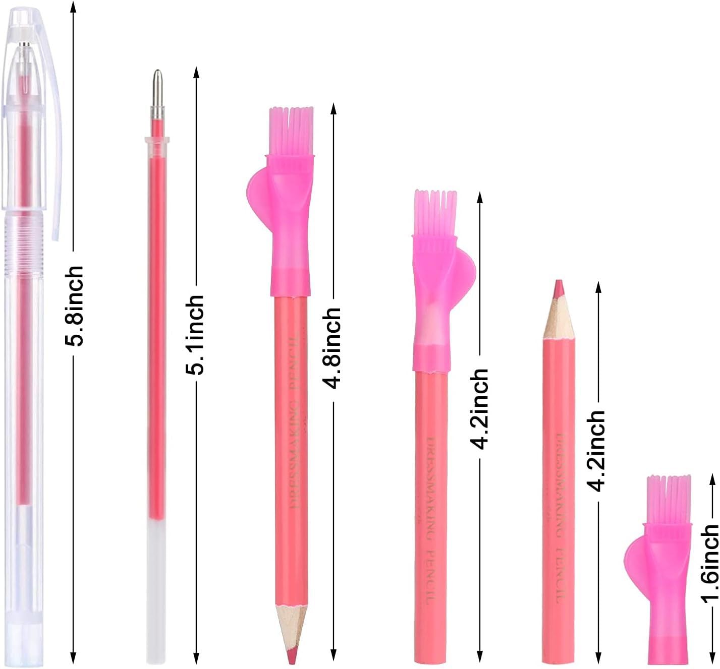 STYLOS DE MARQUAGE De Tissu EffaçAbles à La Chaleur 4 PièCes Stylos EffaçAb2188 EUR 8,39