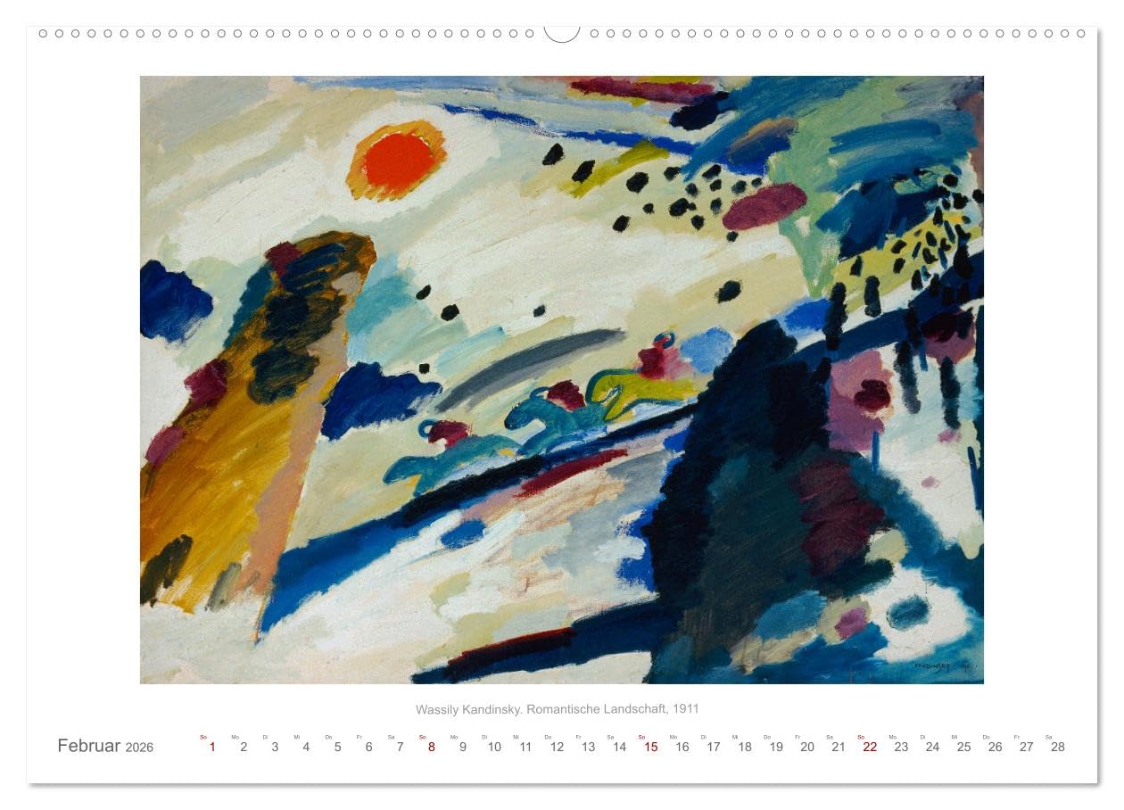Klassische Moderne 2026 - Mit Kunst durchs Jahr (hochwertiger Premium Wandkalender 2026 DIN A2 quer), Kunstdruck in Hochglanz: Zwölf schöne Gemälde ... des 20. Jahrhunderts (CALVENDO Kunst)